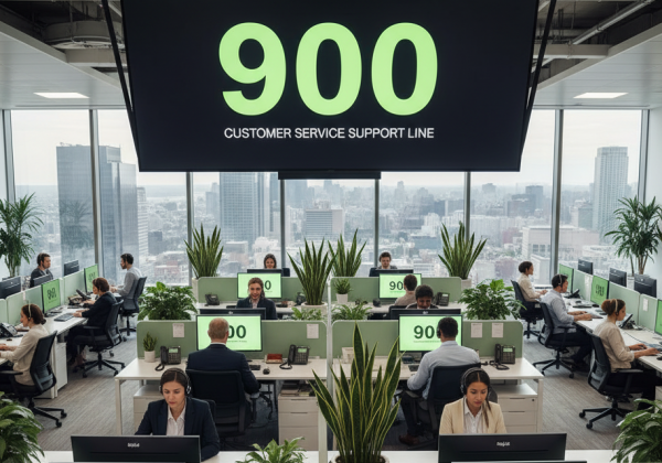 call center con número 900 para llamadas salientes