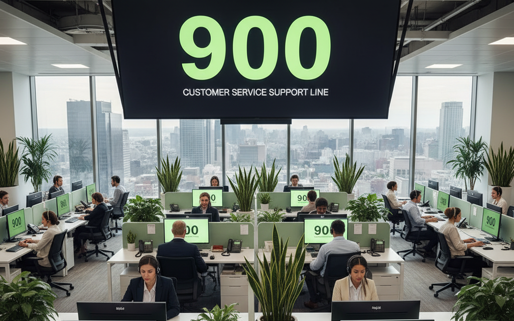 call center con número 900 para llamadas salientes
